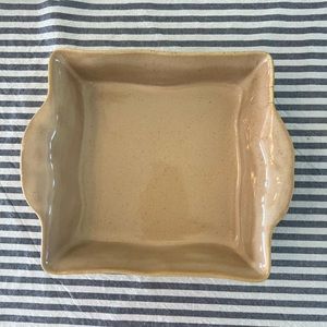 Vietri Italy Forma Sand baking dish